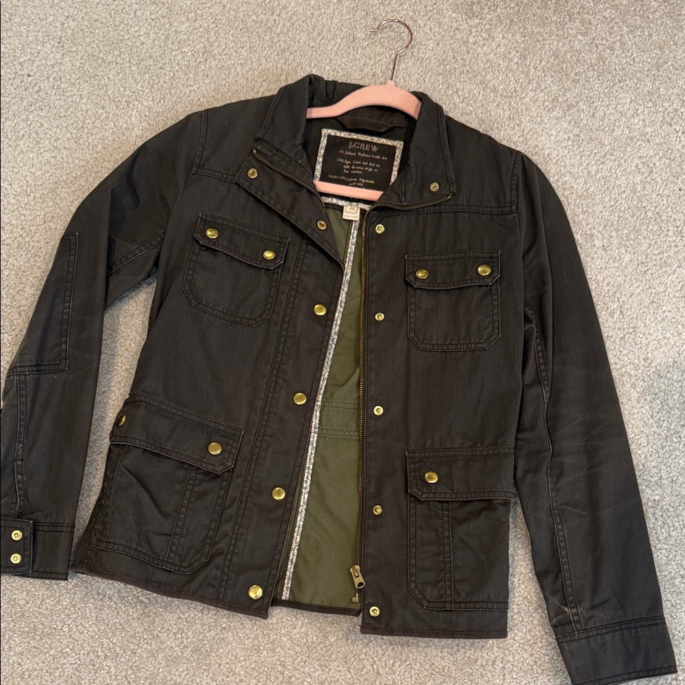 I crew Women's Black Utility Jacket